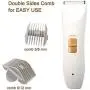Glamorway Professional Pet Grooming Kit, Rechargeable Clipper for Dogs and Cat Cordless Electric Hair Trimmer for Quick Safe Cutting
