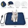 RIOGOO Pet Heating Pad, Electric Heating Pad for Dogs and Cats Indoor Warming Mat with Auto Power Off