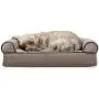 Furhaven Pet Dog Bed - Cooling Gel Memory Foam Faux Fleece and Chenille Soft Woven Traditional Sofa-Style Living Room Couch Pet Bed with Removable Cover for Dogs and Cats Furhaven Pet Dog Bed - Cooling Gel Memory Foam Faux Fleece and Chenille Soft Woven Traditional Sofa-Style Living Room Couch Pet Bed with Removable Cover for Dogs and Cats