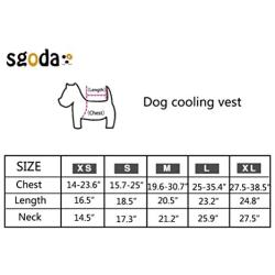 SGODA Dog Cooling Vest Harness Jacket