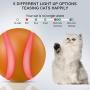 Interactive Dog/Cat Toys Ball, Remote Control Wicked Ball with RGB LED Flash Light, USB Rechargeable Pets Toy Ball for Boredom,1000mAh Battery,360 Degree Auto Rolling/Vibration/Rotating Pets Toy Ball