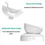 Love Dream Cat Bowls Elevated, Raised Cat Food Bowls with Stand, 0/20° Tilted Cat Food Water Bowl Stress-Free Suit for Cats Small Dogs
