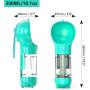 Kalimdor Dog Travel Water Bottle,Portable Dog Water Bottle Pet Drinking Bottle Drink for Walking Traveling Hiking, Multifunctional Outdoor Water&Food Bowl for Dogs and Cats