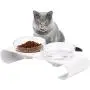 Legendog Cat Bowls,15°Tilted Cat Food Bowl Double Cat Dishes, Cat Feeder Cat Feeding Bowl Raised with Stand, Cat Food Water Bowl for Cats and Small Dog Legendog Cat Bowls,15°Tilted Cat Food Bowl Double Cat Dishes, Cat Feeder Cat Feeding Bowl Raised with Stand, Cat Food Water Bowl for Cats and Small Dog