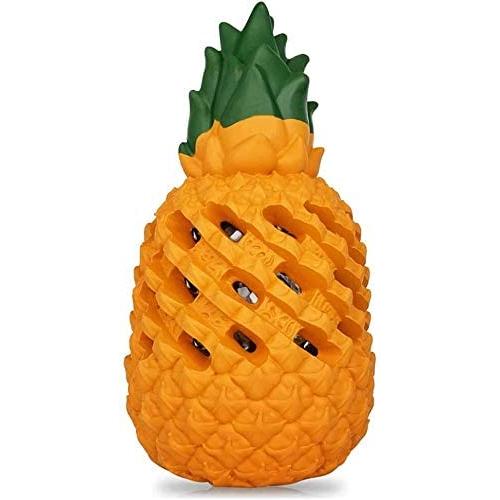Okls Increase Friendship Pineapple Shaped Food Grade Non-Toxic Pet Dog Teeth Cleaning Molar Chewing Toy Super Durable Clever