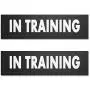 voopet Dog Vest Patches for Dog Harness, Removable Patches - Service Dog, Emotional Support, in Training, Therapy Dog, DO NOT PET(2 pcs)