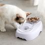 QINYUAN Cat Bowl, Feeding Raised with Stand 0/15 ° Adjustable Pet Food Feeder Reduce Neck Pain or and Small Dogs