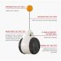 LATIBELL Interactive Smart Cat Toy, Pet Balance Swing Tumbler Car Design Toy with Catnip Ball, Self Rotating Moving Exercise Chaser Toy for Indoor Cat Kitten