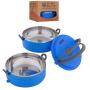 Healthy Human Portable Dog & Pet Travel Bowls with Lid - Human Grade Stainless Steel - Ideal for Food & Water - 3 Sizes & 3 Colors