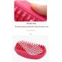 swelldom 2 Pack Dog Bath Brush & Dog Grooming Comb - Dog Deshedding Brush Gently Removes Loose Hair, Shampooing and Massaging Dogs, Cats for Short or Long Hair