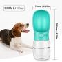 Kalimdor Dog Water Bottle, 12oz Leak Proof Portable Puppy Water Dispenser with Drinking Feeder for Pets Outdoor Walking, Hiking, Travel, BPA Free Food Grade Plastic