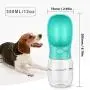 Kalimdor Dog Water Bottle, 12oz Leak Proof Portable Puppy Water Dispenser with Drinking Feeder for Pets Outdoor Walking, Hiking, Travel, BPA Free Food Grade Plastic Kalimdor Dog Water Bottle, 12oz Leak Proof Portable Puppy Water Dispenser with Drinking Feeder for Pets Outdoor Walking, Hiking, Travel, BPA Free Food Grade Plastic
