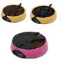 Automatic Timer Control Pet Feeder for feeding cats and dogs timely PINK