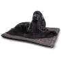 DayDayFun Red Patterned Pet Pad Tribal Floral Swirls Leaves Lace Seem Hand Drawn Image Waterproof and Urine-Proof Pet Mat Scarlet Grey Black and White DayDayFun Red Patterned Pet Pad Tribal Floral Swirls Leaves Lace Seem Hand Drawn Image Waterproof and Urine-Proof Pet Mat Scarlet Grey Black and White