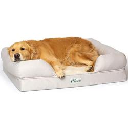 PetFusion Ultimate Dog Bed, Solid CertiPUR-US Orthopedic Memory Foam, Multiple Colors and Sizes, Medium Firmness Pillow, Waterproof Liner, Breathable Bed Cover, Cert. Skin Contact Safe, 3yr Warranty