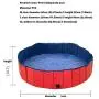 WLGQ Pet Dog Pool PVC Folding Bath tub pet Supplies Beauty Clean Dog Swimming Pool Playing Toys 160 30cm (62.9 11.8inch),S WLGQ Pet Dog Pool PVC Folding Bath tub pet Supplies Beauty Clean Dog Swimming Pool Playing Toys 160 30cm (62.9 11.8inch),S