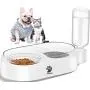 TOOOGO 2 in 1 Automatic Gravity Water Bowl & Food Bowl Set, Detachable No-Spill Pet Water Dispenser Bottle and Glass Feeder Bowl for Small or Medium Size Dogs Cats-Upgrade TOOOGO 2 in 1 Automatic Gravity Water Bowl & Food Bowl Set, Detachable No-Spill Pet Water Dispenser Bottle and Glass Feeder Bowl for Small or Medium Size Dogs Cats-Upgrade