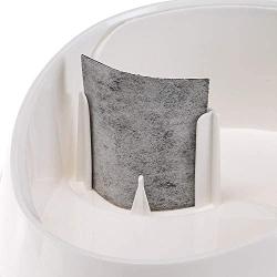 Ferplast Spare Filter Kit for Cat Fountain Vega Fountain for Small Dogs, Activated Carbon Filters for Pet Water Dispenser, Pack of 2 Pieces, 8 x 8 cm
