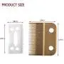 Clippers Blades Replacement for Wahl 30-15-10(#1037-400),Professional Animal Standard Adjustable Blade Set,Ceramic Dog Blade Set,2 Set(Gold/Silver) Clippers Blades Replacement for Wahl 30-15-10(#1037-400),Professional Animal Standard Adjustable Blade Set,Ceramic Dog Blade Set,2 Set(Gold/Silver)