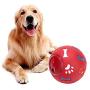 Li-HIM Pet Food Ball, Slow Feed IQ Sport Food Dispensing Dog Toy Adjustable Opening Balls Feeder Toy for Small Medium Large Dogs,Red