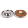 Podinor Stainless Steel Puppy Dog Bowls, Pets Puppies Feeding Food and Water Weaning Bowls Dishes Feeder