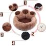 Calming Pet Dog/Cat Bed - Kennel Deep Sleep Pet Bed, Nest Warm Soft Plush Comfortable for Small Medium Large Pet (Brown XL-27.6''x 7.9'')