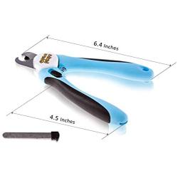 PawsPamper Professional Dog Nail Clipper Trimmer, Blue