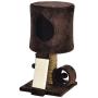 Amazon Basics Cat Tree Tower With Perch Condo - 12 x 12 x 20 Inches, Dark Brown