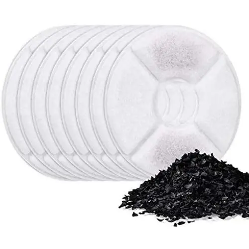 besmira Cat Water Fountain Filter, Pet Fountain Filter 3 Triple Filtration System Replacement Filter (Pack of 8) besmira Cat Water Fountain Filter, Pet Fountain Filter 3 Triple Filtration System Replacement Filter (Pack of 8)