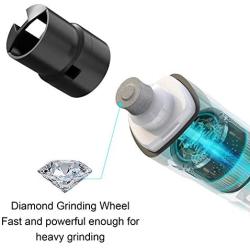 QUANJINR Dog Nail Grinder, Electric 2-Speed Pet Nail Trimmer Clipper Low Noise Rechargeable, with Display Pet Nail Trimmer Painless Paws Grooming & Smoothing for Small Medium Dogs & Cats
