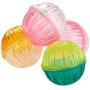 ocijf179 Cat Toy 5Pcs Pet Cat Kitten Hollow Bell Ball Scratch Interactive Game Training Play Toy - Random Color 5pcs