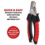 LUVpet CPC 4 Pcs. Impressive Pet Grooming & Deshedding Tool Kit, Dog Deshedding Brushes, Safe Nail Clippers for Dogs, Cats, Effective Pet Nail Clippers and Trimmer for Dog & Cat with Long & Short Fur