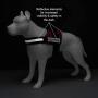 Industrial Puppy Therapy Dog in Training Vest with Hook and Loop Straps and Handle - Harness is Available in XXS to XXL