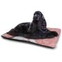DayDayFun Waterfall Printed Pet Cushion Waterfalls at Fairy Sunset Sky in Iceland Scenic Spring Rural Wildlife Art Image Easy-to-Clean Pet Mat Multicolor