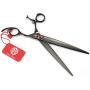 Purple Dragon 8.0 inch Professional Swivel Pet/Dog Grooming Hair Cutting Scissor/Shear with Bag - Perfect for Pet Groomer or Home DIY Use