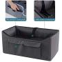 Petsfit Dog Lookout Car Booster Seat with Summer and Winter Liner for Small Dog,29.5'' Lx16 Wx14 H