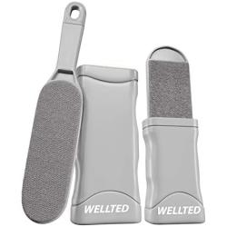 WELLTED 2021 Updated Pet Hair Remover Brush - Lint Brush - Fur Remover - Fur & Lint Removal - Dog & Cat Hair Remover - Double-Sided Brush with Self-Cleaning Base - for Furniture Clothing Car Seat