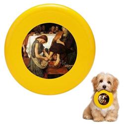 Pet Frisbee Flying Disc Dog Toy - Multifunction Christ Washing Peters Feet Ford Madox Brown