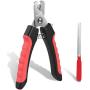 Swhatty Dog Nail Clippers and Trimmer for Pet Claw in pet Grooming and Trimmer Supplies, with Safety Guard to Avoid Over-Cutting Toenail for Small Medium Large Dogs and Cats