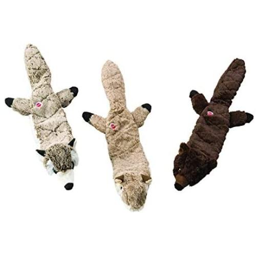 SPOT Ethical Pets Squirrel Skinneeez Extreme Stuffingless Quilted Dog Toy, 23''