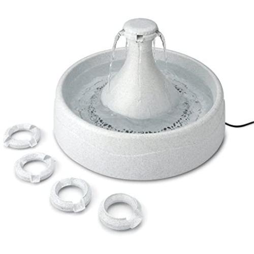 PetSafe Drinkwell, Adjustable, 360 Stainless Steel Pet Fountain, Easy Clean, Hygienic, No Splash or Spills, for Cats and Dogs
