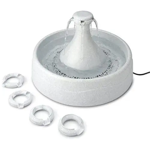 PetSafe Drinkwell, Adjustable, 360 Stainless Steel Pet Fountain, Easy Clean, Hygienic, No Splash or Spills, for Cats and Dogs PetSafe Drinkwell, Adjustable, 360 Stainless Steel Pet Fountain, Easy Clean, Hygienic, No Splash or Spills, for Cats and Dogs