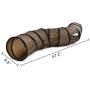 PAWZ Road Cat Toys Collapsible Tunnel for Rabbits, Kittens, Ferrets and Dogs