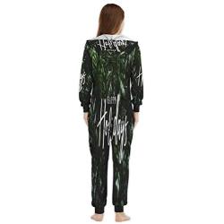 Autumn Leaves on Shimmering Blurred - Autumn,Womens Onesie Pajamas Sportswear Backgrounds M