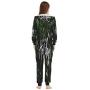 Autumn Leaves on Shimmering Blurred - Autumn,Womens Onesie Pajamas Sportswear Backgrounds M