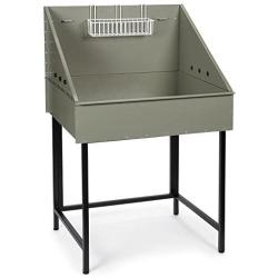 Pet Edge Master Equipment Clay Color Everyday Pro Mini Tub for Pet Groomers – 32” Height Provides Comfortable Work Area