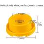 Cdipesp Dog Bowl Set Pet Food and Water Feeder Non-Skid Outdoor Cat Bowls Feeding Dish for Puppy Small Medium Dogs