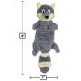 SmartPetLove - Tender Tuffs - Water Bottle Cruncher with Puncture Resistant Squeaker - Gray Fox Bottle Cover Dog Toy