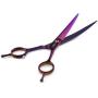 TIJERAS7/8'' Pet Dog Grooming Thinning Scissors Kit Cat Dog Grooming Shears Japanese 440C Blade Trimmers Blunt Tip Scissor for Groomer -One Set 4 Pcs