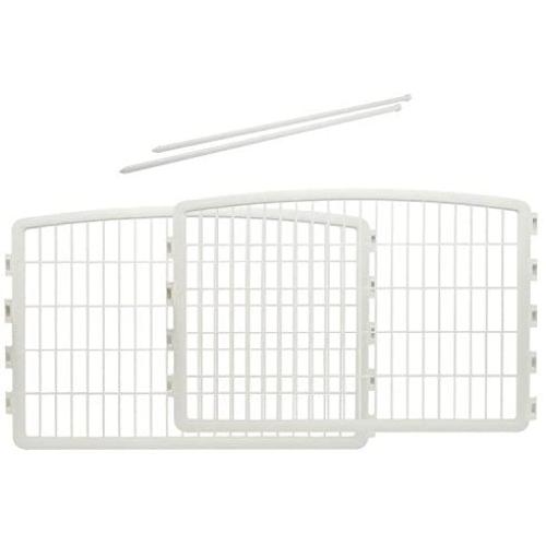 IRIS USA 24 Pet Playpen 2 Panel Add-On, White CI-600